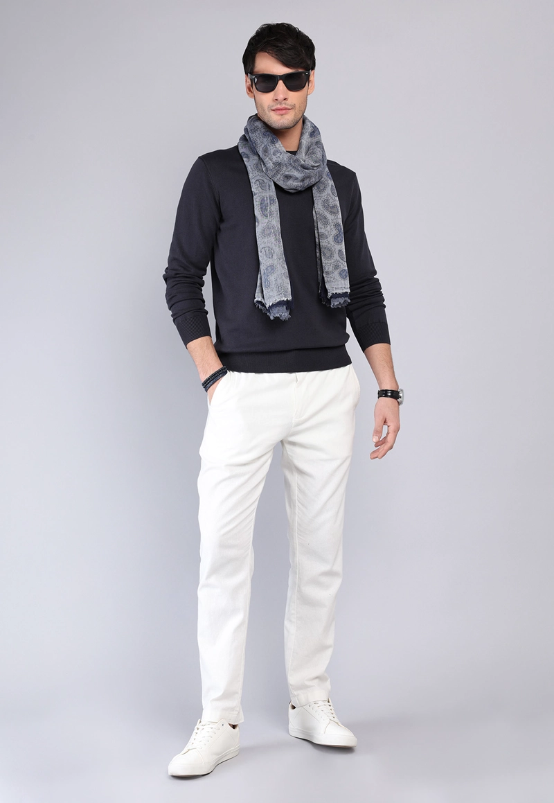 SWEATER STONE WASH CUELLO REDONDO ARROW - 4