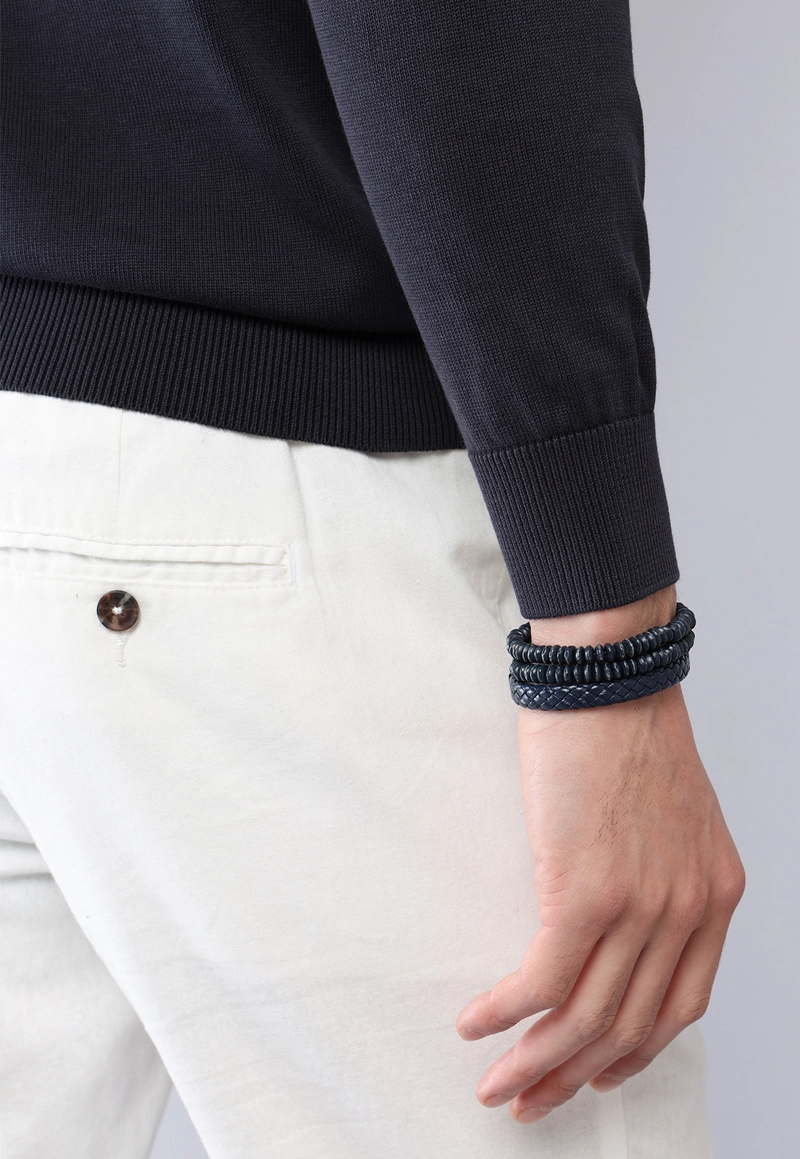 SWEATER STONE WASH CUELLO REDONDO ARROW - 5