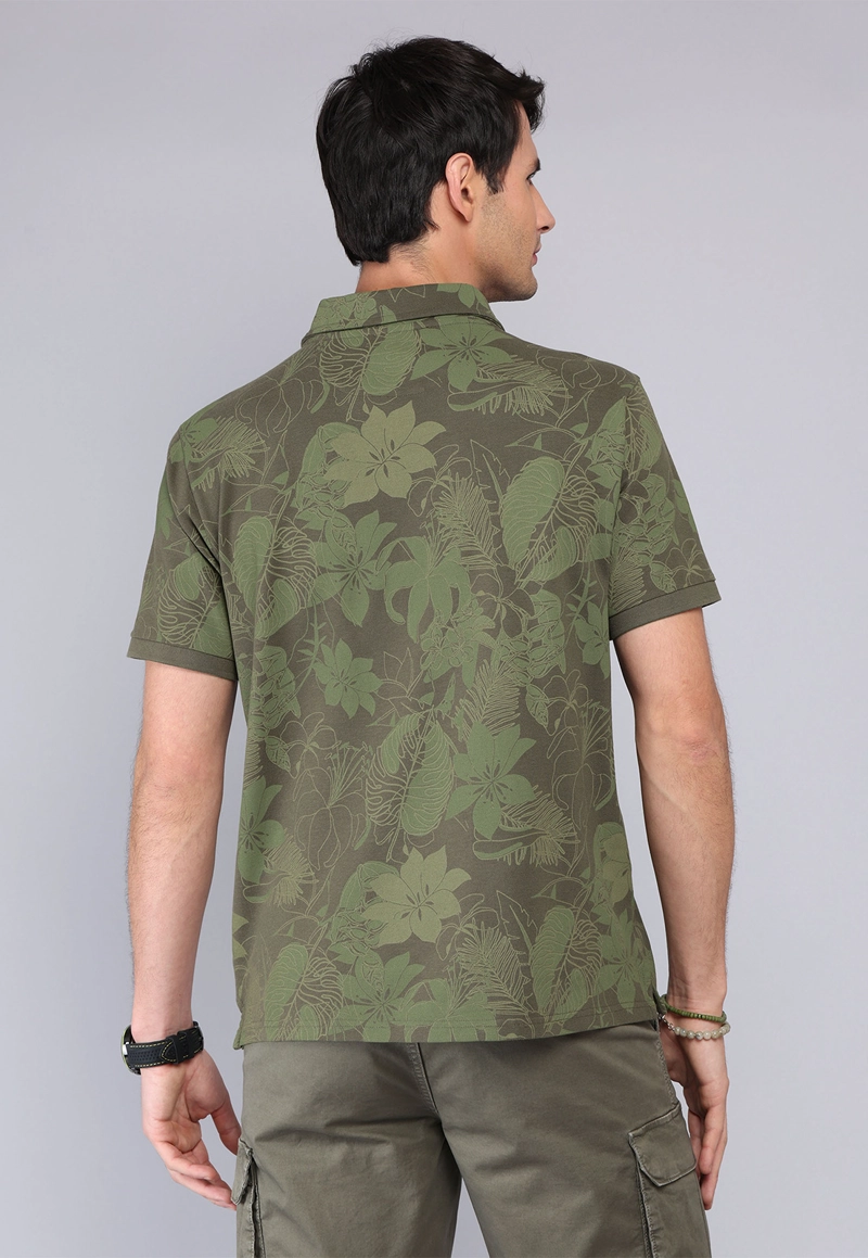 POLERA PIQUE PRINT ARROW - 2