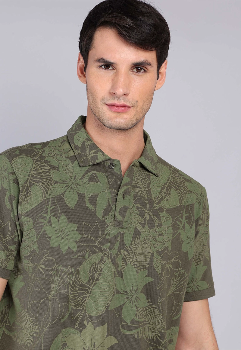 POLERA PIQUE PRINT ARROW - 3