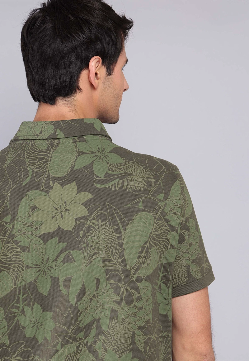POLERA PIQUE PRINT ARROW - 5