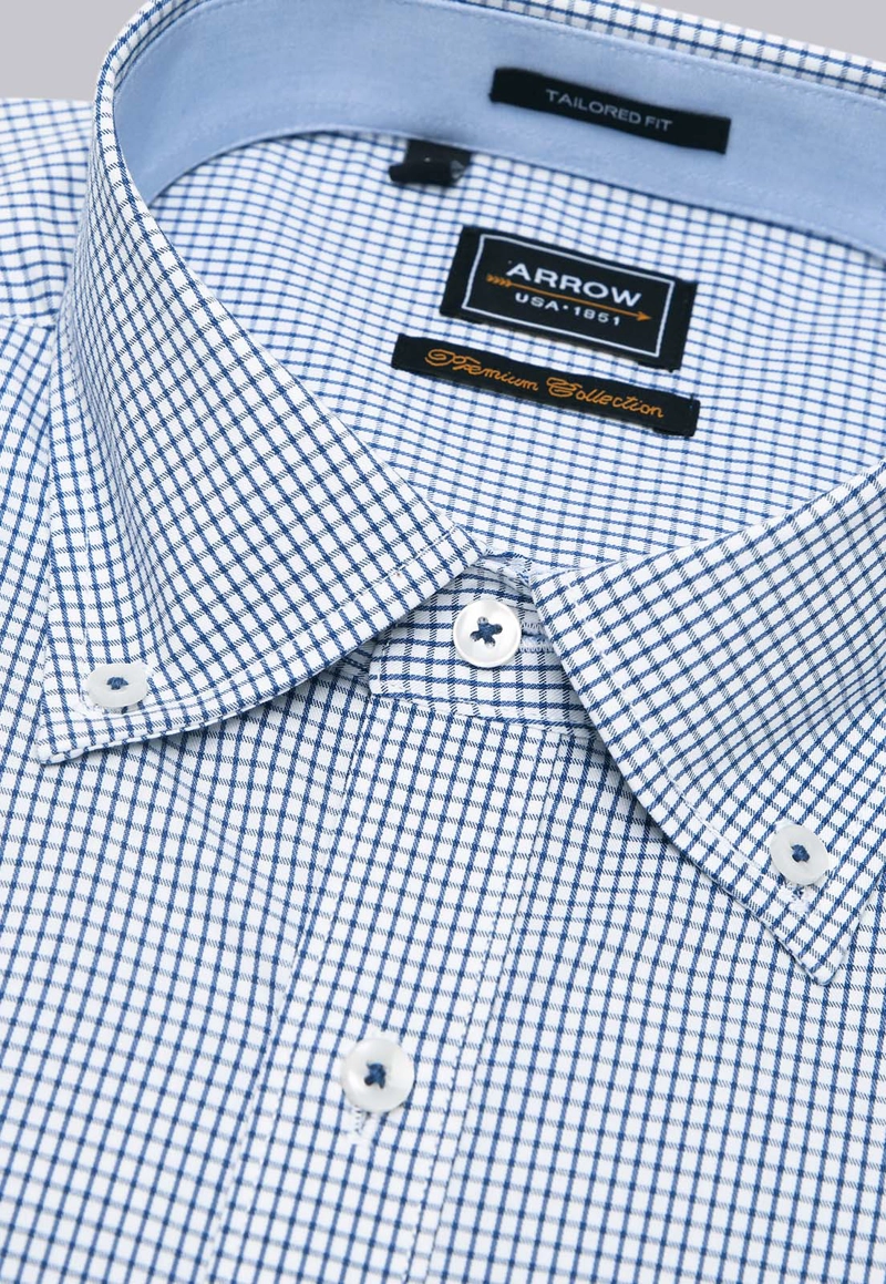 CAMISA FORMAL CUADROS SPANDEX ARROW - 2