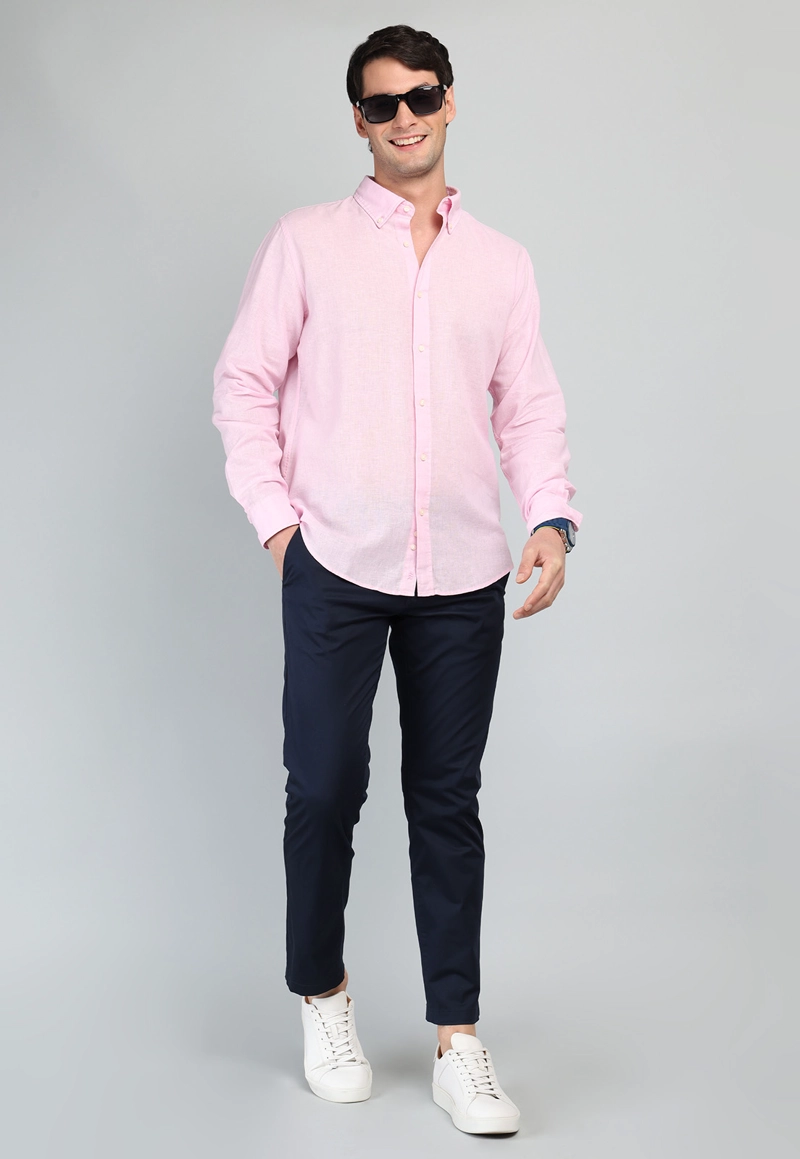 CAMISA DE LINO Y ALGODON ARROW - 4
