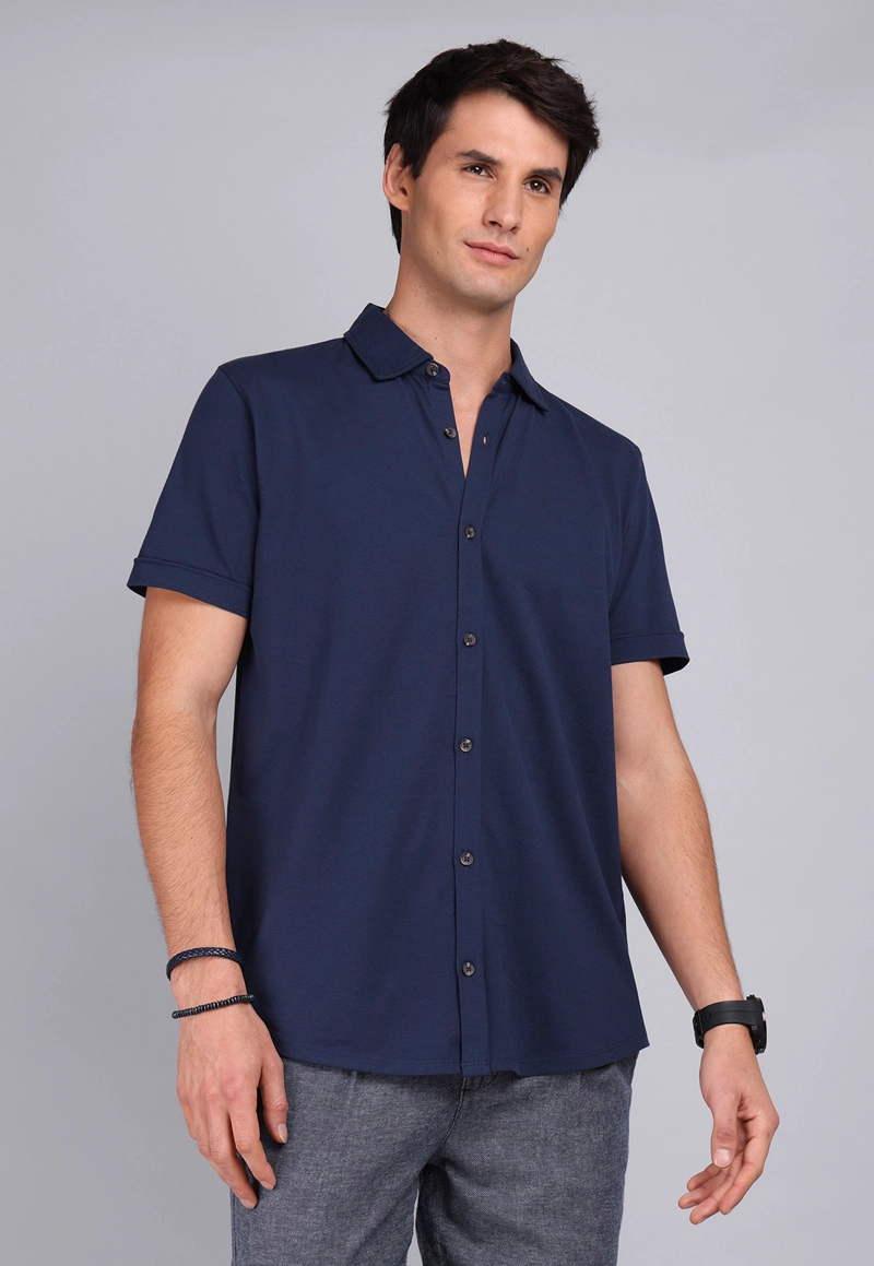 POLERA ABOTONADA SPANDEX ARROW - 1
