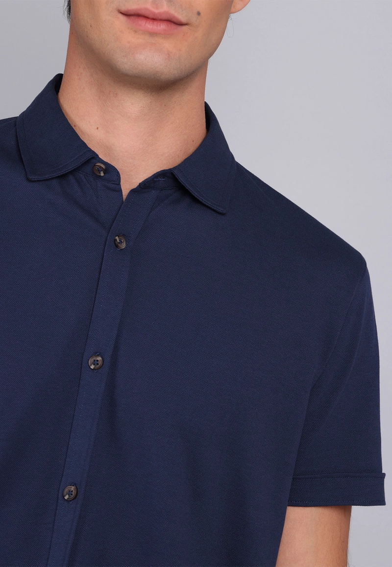 POLERA ABOTONADA SPANDEX ARROW - 3