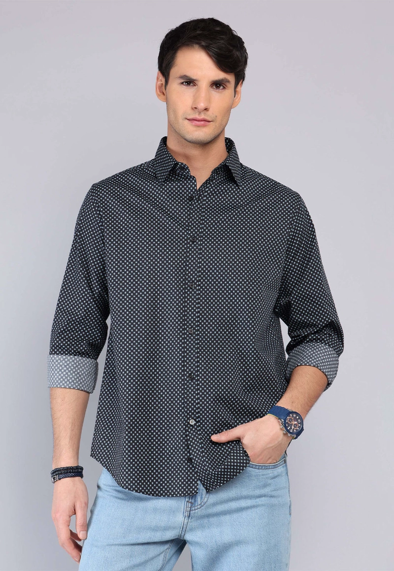 CAMISA PRINT SPANDEX ARROW - 1