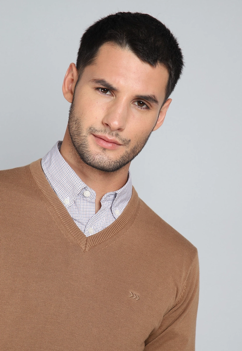SWEATER CUELLO V ARROW - 3