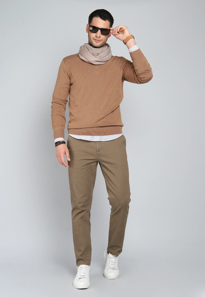 SWEATER CUELLO V ARROW - 4