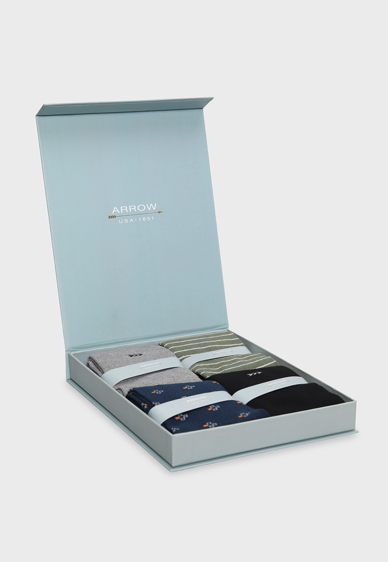 CAJA CALCETINES 4 UNIDADES CASUAL ARROW - 2