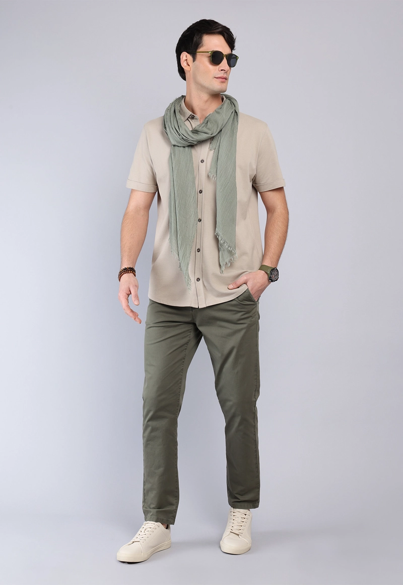 POLERA ABOTONADA SPANDEX ARROW - 4
