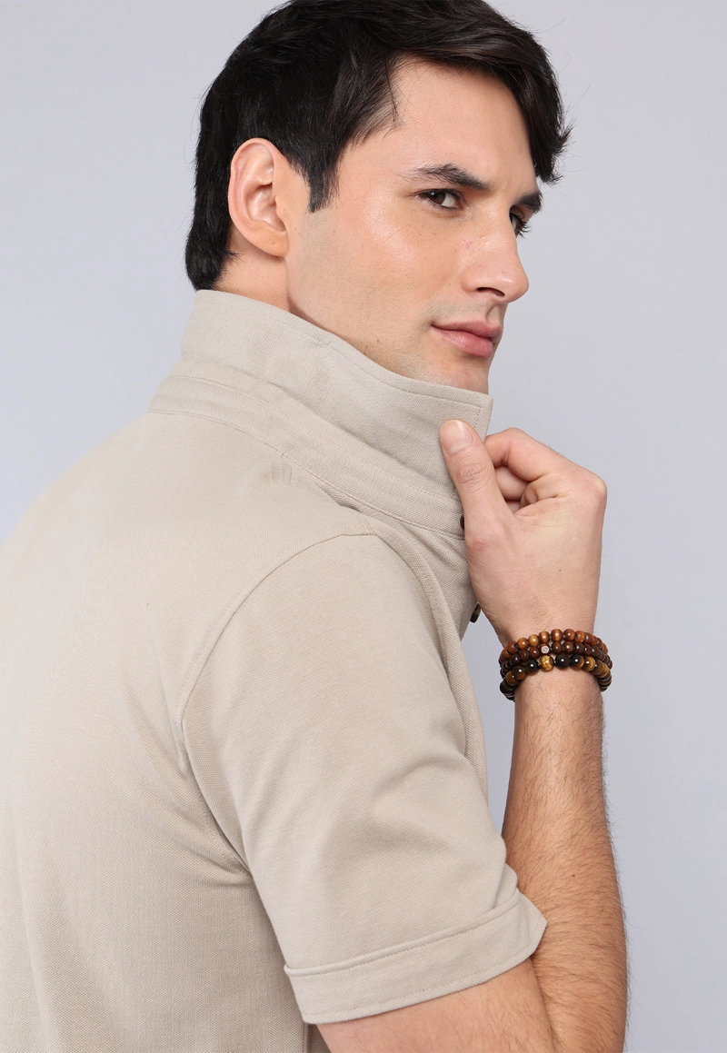 POLERA ABOTONADA SPANDEX ARROW - 5