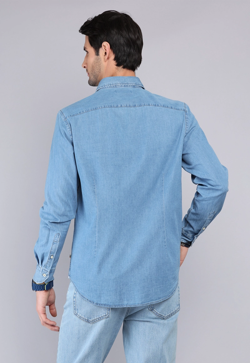 CAMISA CASUAL DENIM ARROW - 2