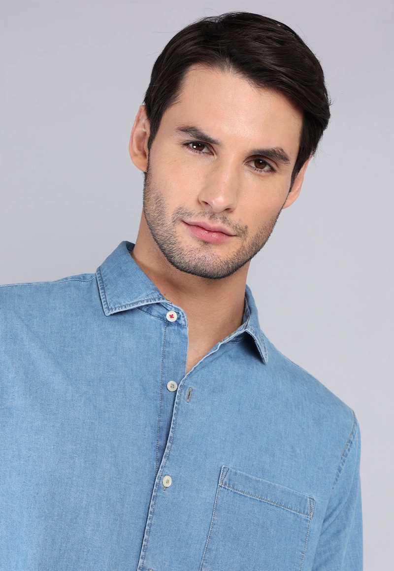 CAMISA CASUAL DENIM ARROW - 3