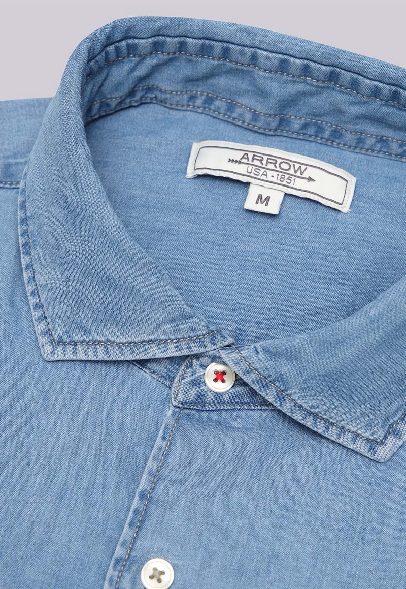 CAMISA CASUAL DENIM ARROW - 5