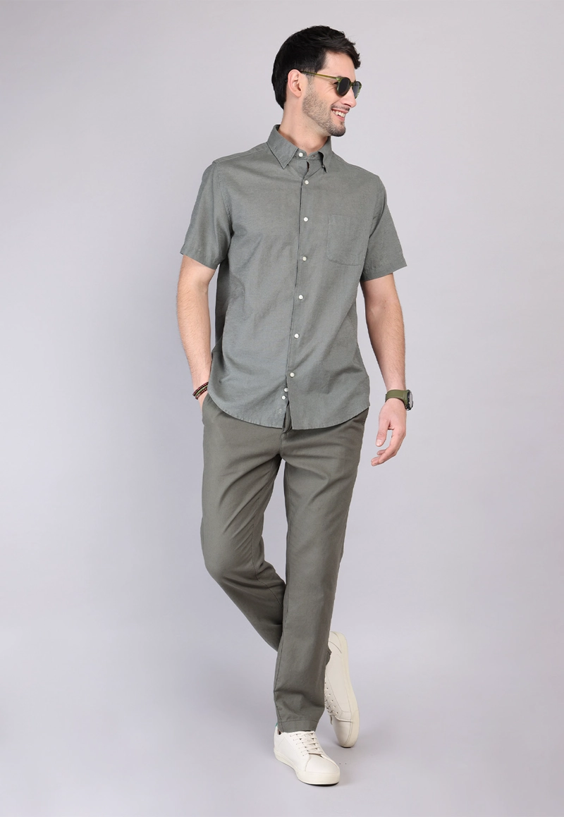 CAMISA LINO ALGODON ARROW - 4