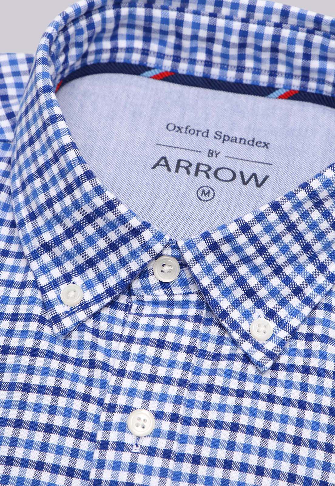 CAMISA DISEÑO CUADROS SPANDEX ARROW - 5