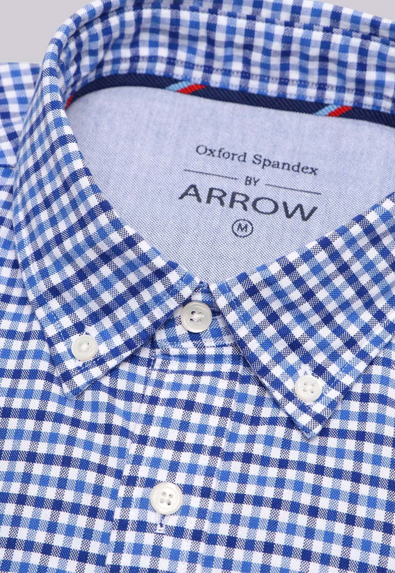 CAMISA DISEÑO CUADROS SPANDEX ARROW - 5