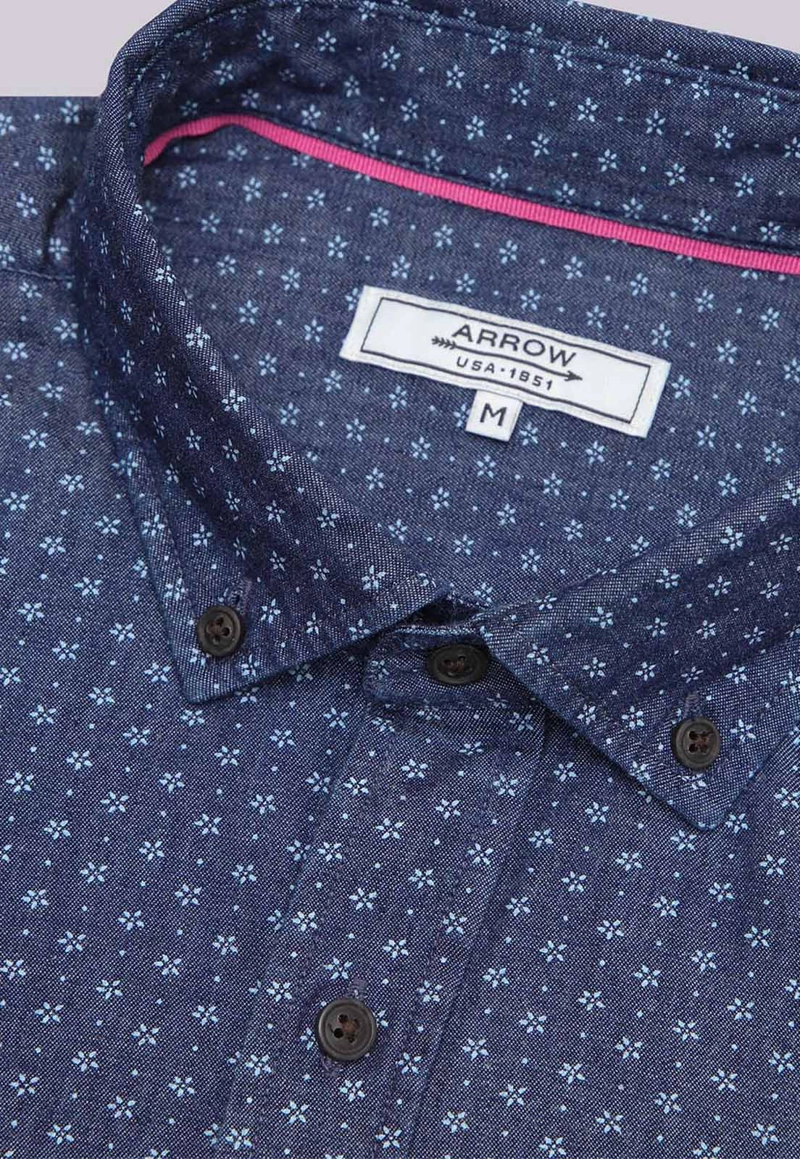 CAMISA PRINT MANGA CORTA ARROW - 5