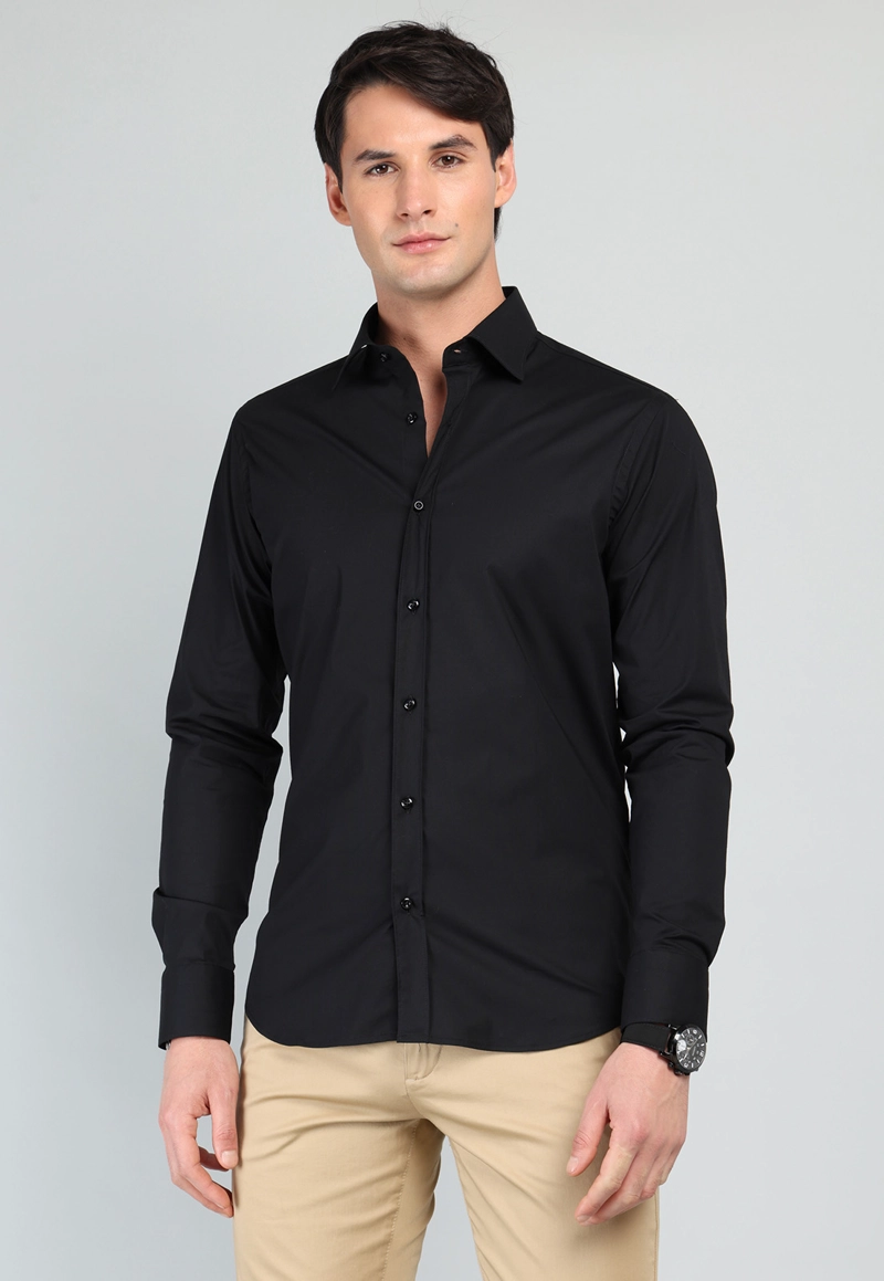 CAMISA LISA SPANDEX ARROW - 1