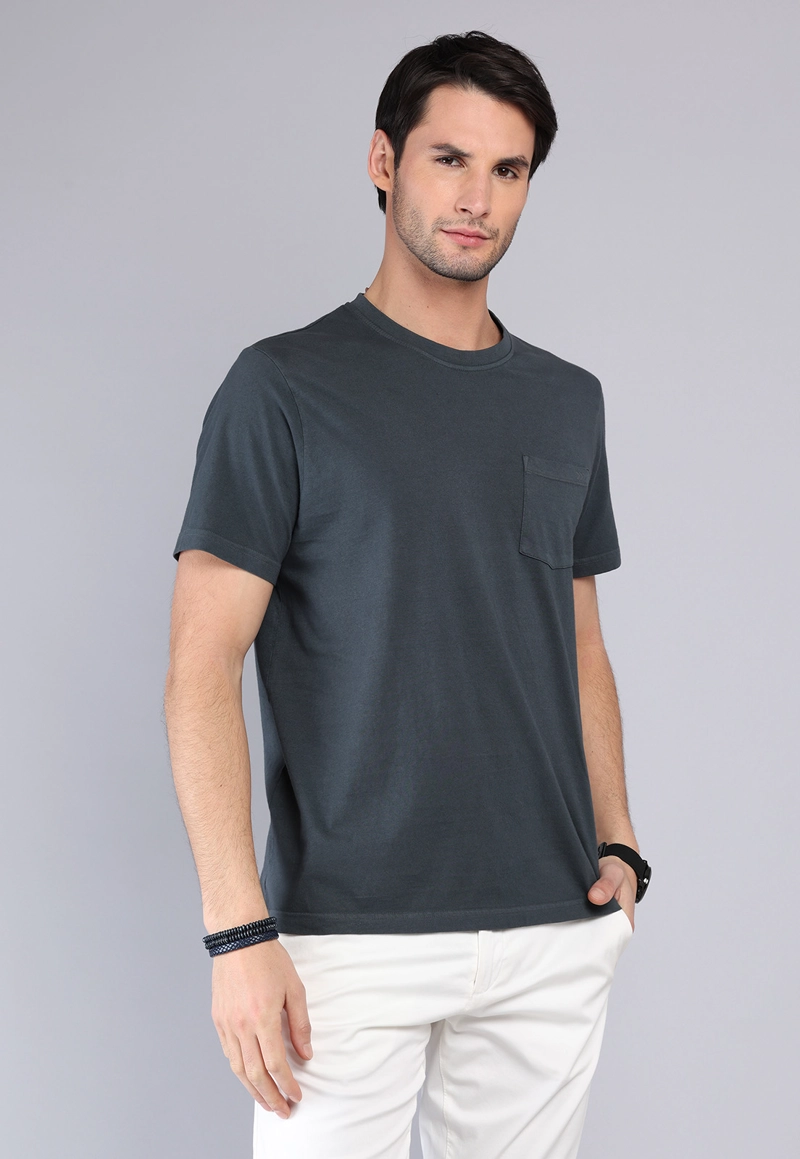 POLERA CUELLO REDONDO STONE WASH ARROW - 1