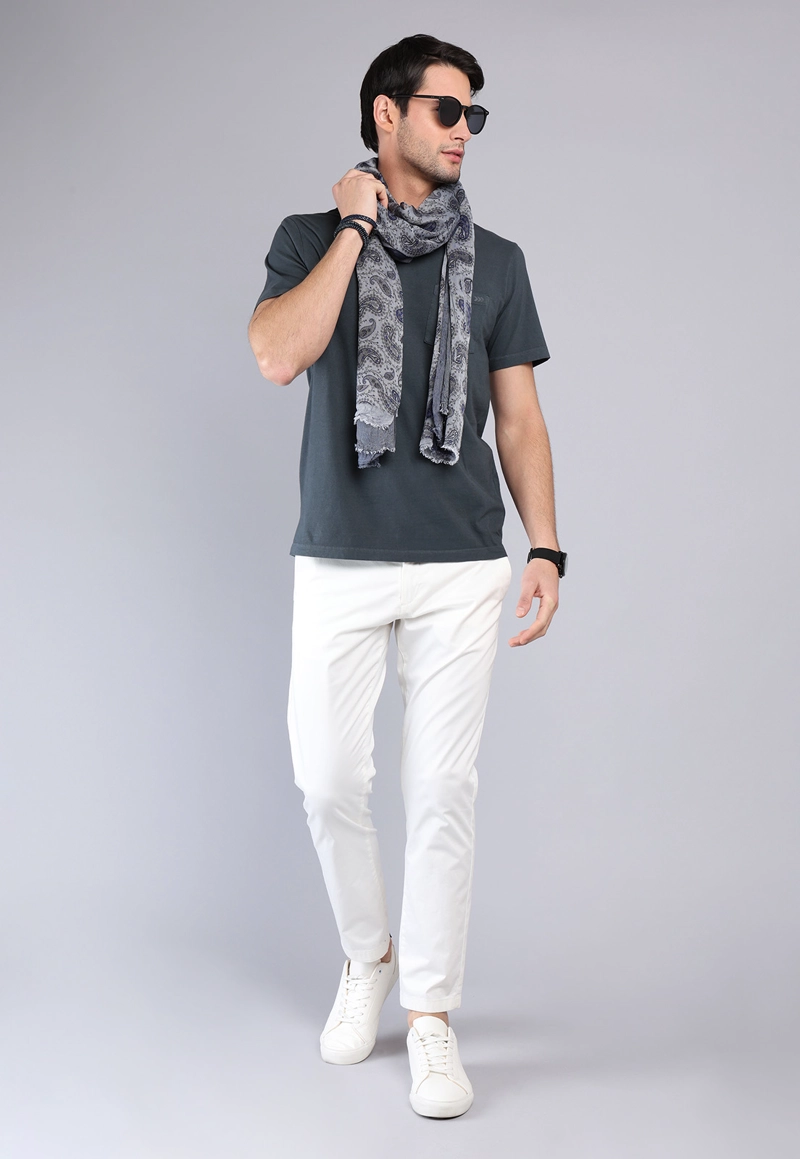 POLERA CUELLO REDONDO STONE WASH ARROW - 4