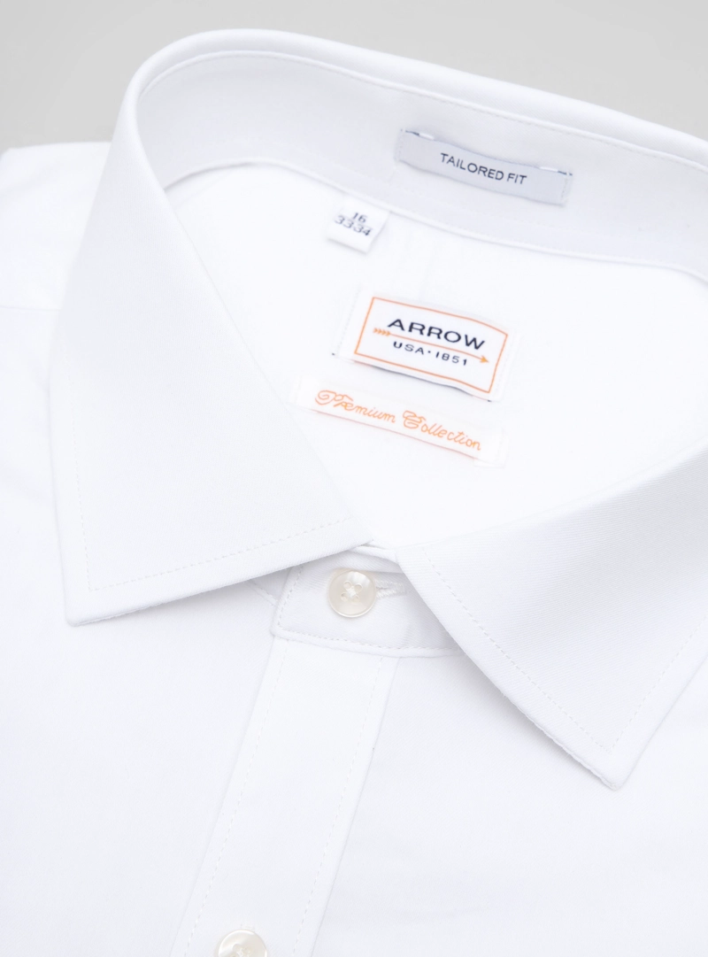 CAMISA HOMBRE ARROW FORMAL SPANDEX TEXTURADA BLANCA - 2