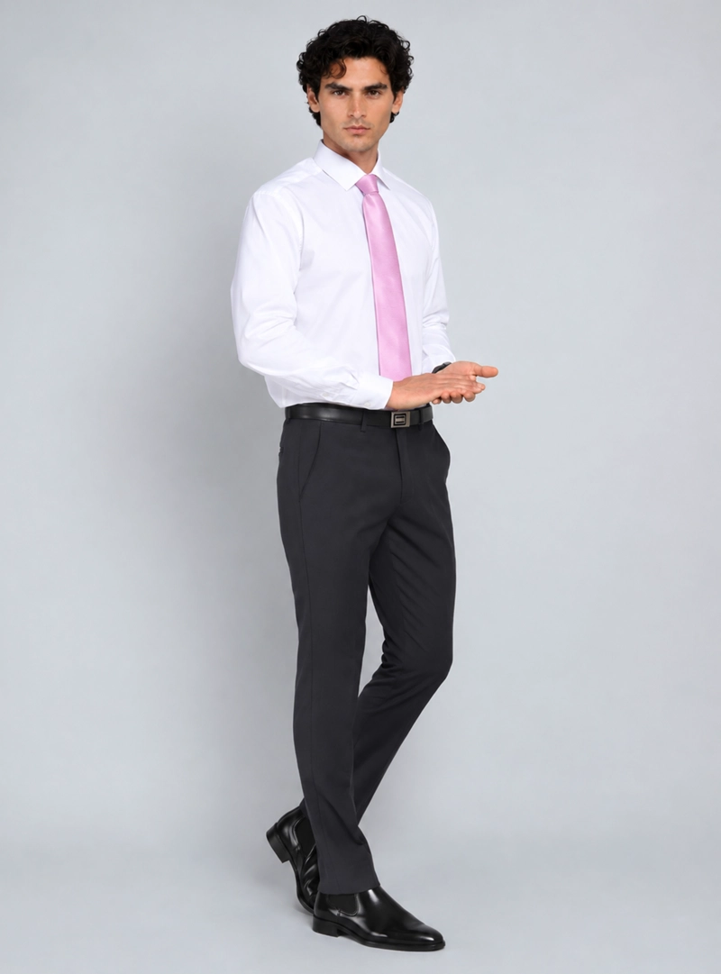 CAMISA HOMBRE ARROW FORMAL SPANDEX TEXTURADA BLANCA - 5