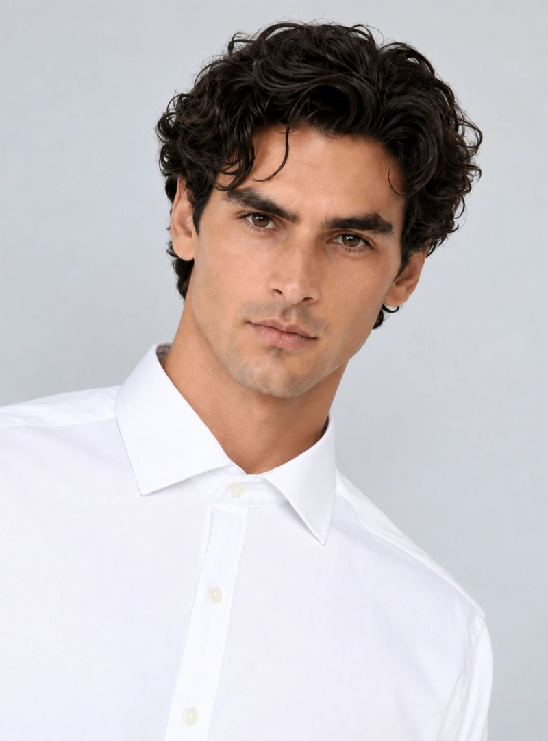 CAMISA HOMBRE ARROW FORMAL SPANDEX TEXTURADA BLANCA - 6