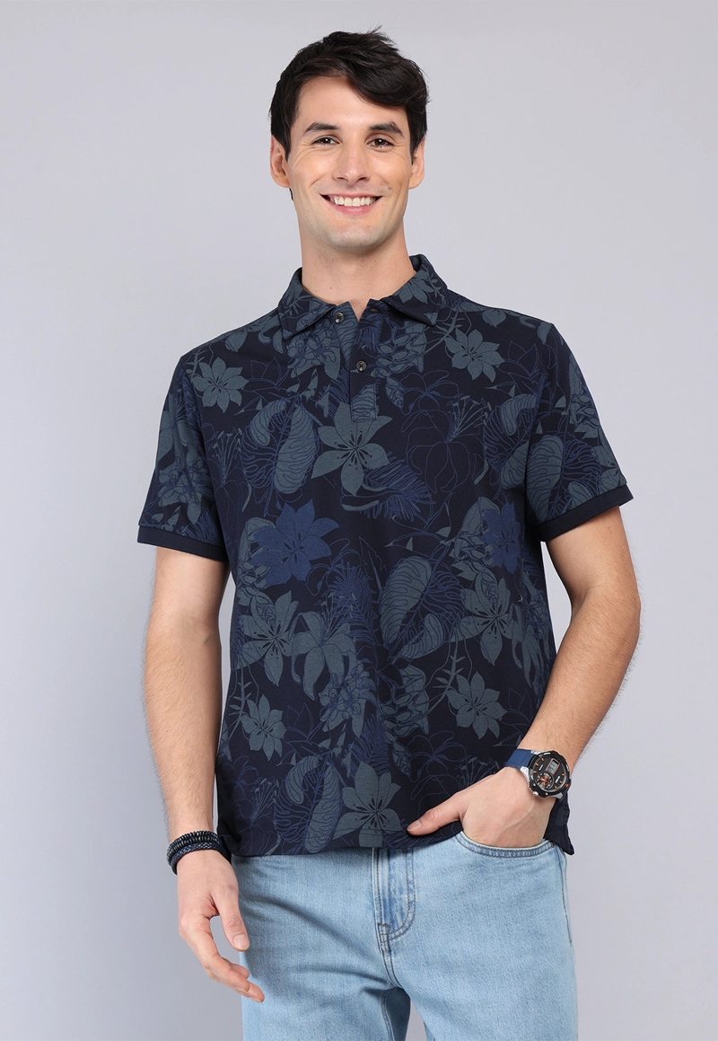 POLERA PIQUE PRINT ARROW - 1