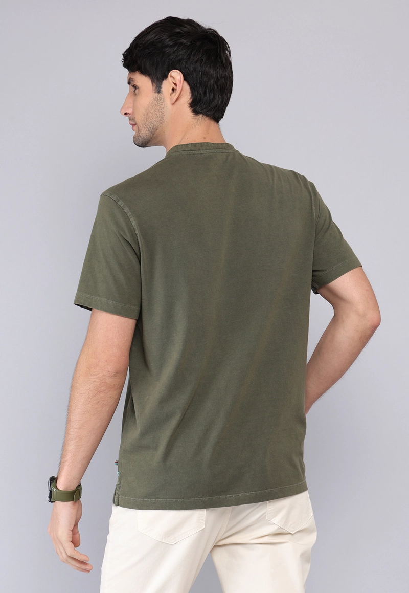 POLERA CUELLO REDONDO STONE WASH ARROW - 2