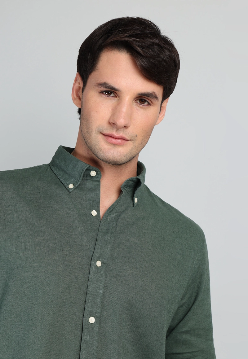 CAMISA DE LINO Y ALGODON ARROW - 3