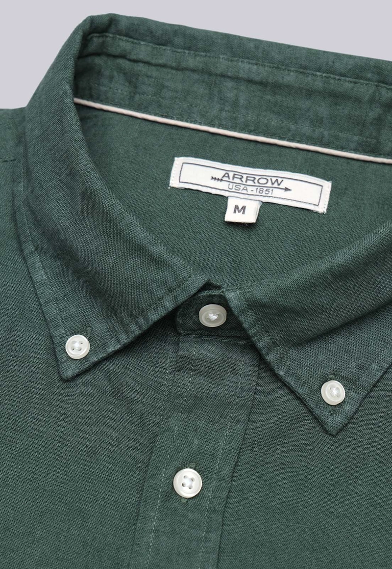 CAMISA DE LINO Y ALGODON ARROW - 5
