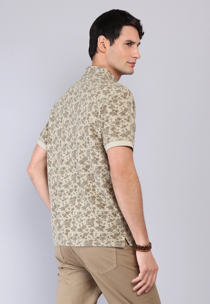 POLERA PIQUE STONE WASH ARROW - 2