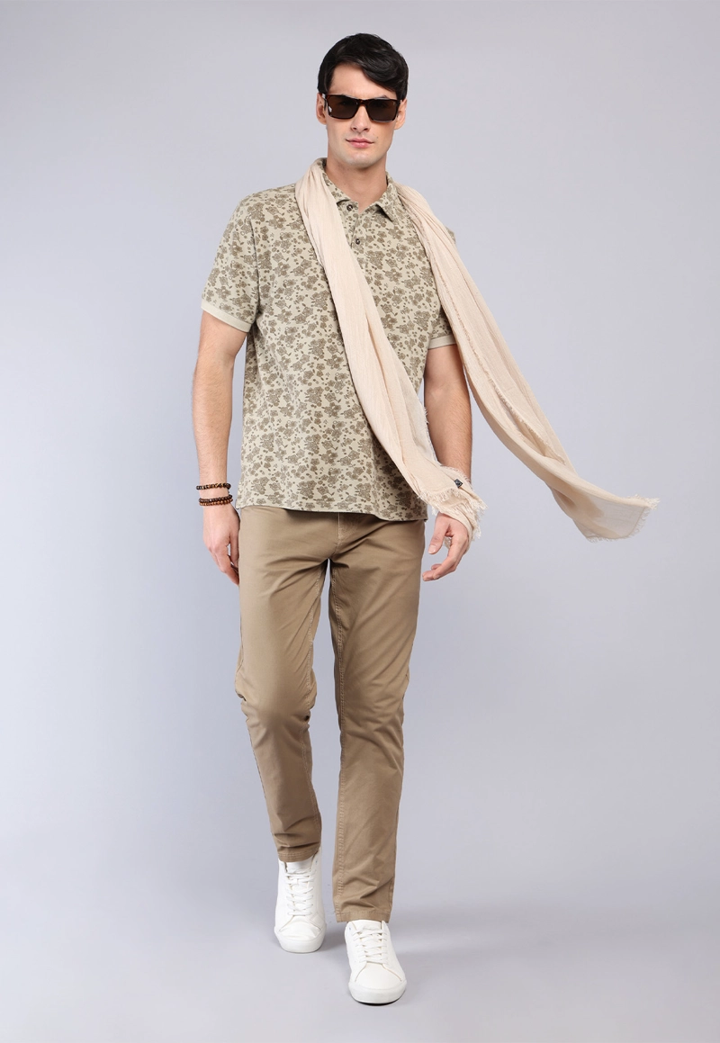 POLERA PIQUE STONE WASH ARROW - 4