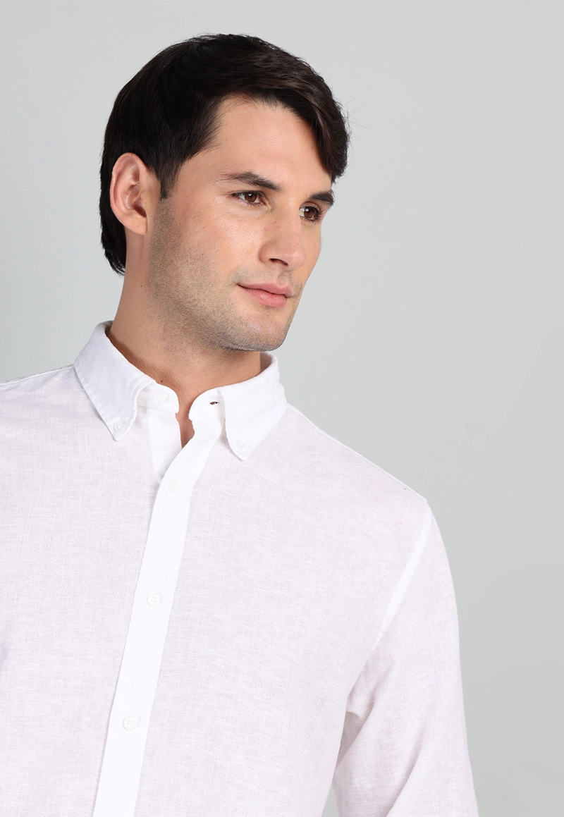 CAMISA DE LINO Y ALGODON ARROW - 3