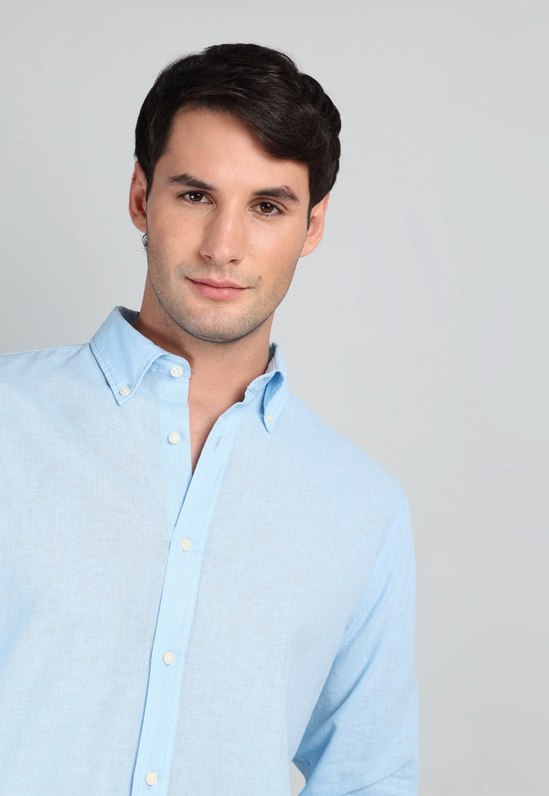 CAMISA DE LINO Y ALGODON ARROW - 3
