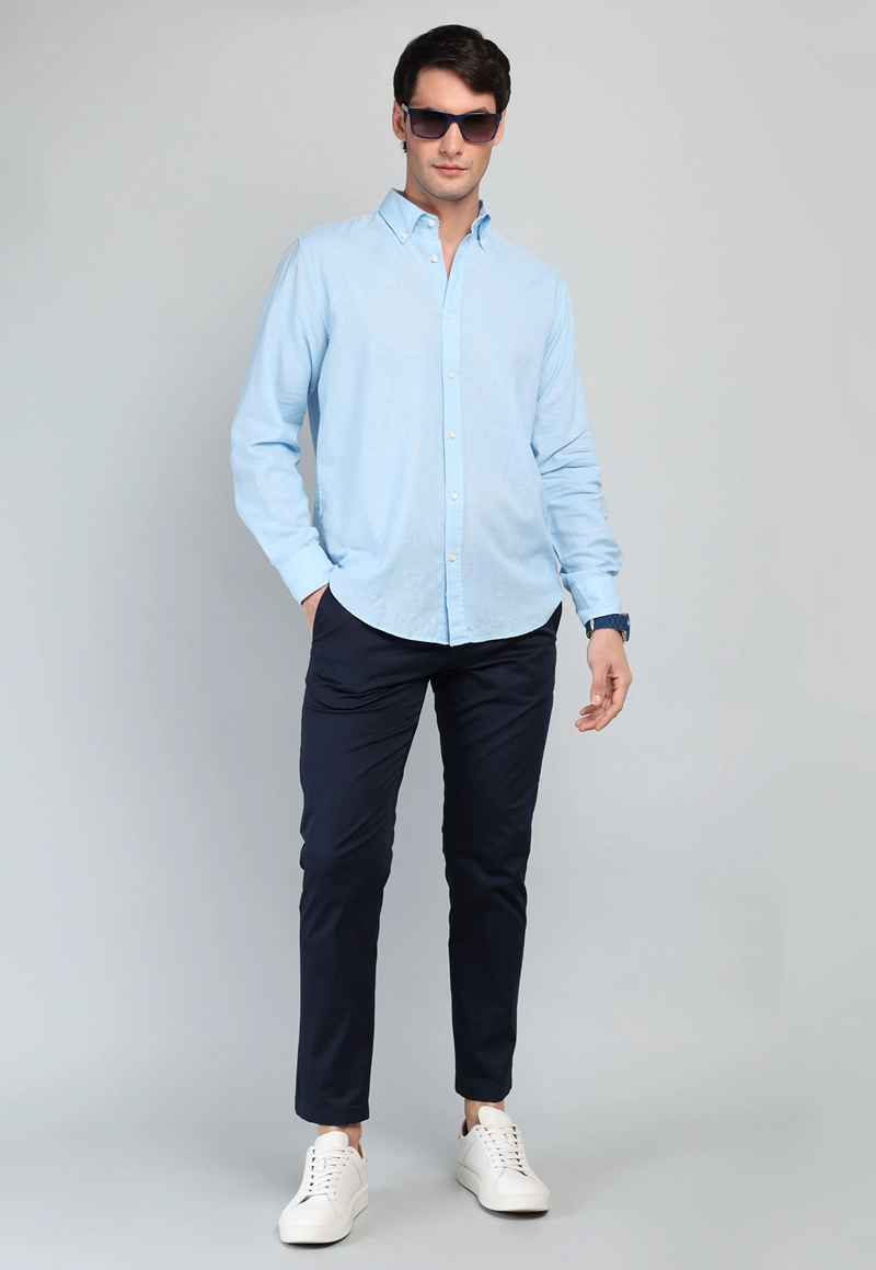 CAMISA DE LINO Y ALGODON ARROW - 4