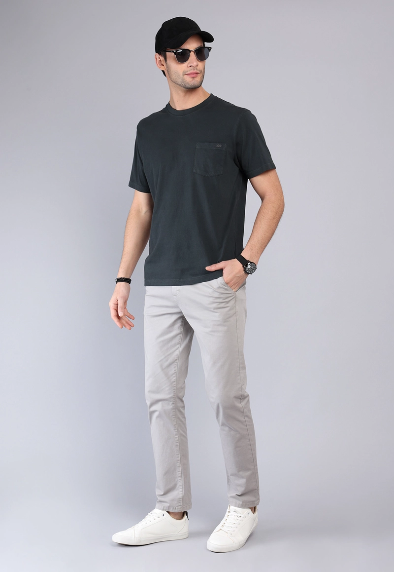 POLERA CUELLO REDONDO STONE WASH ARROW - 4