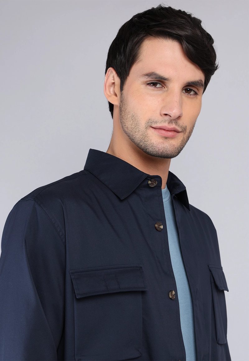 CAMISA LISA OVERSHIRT ARROW - 3