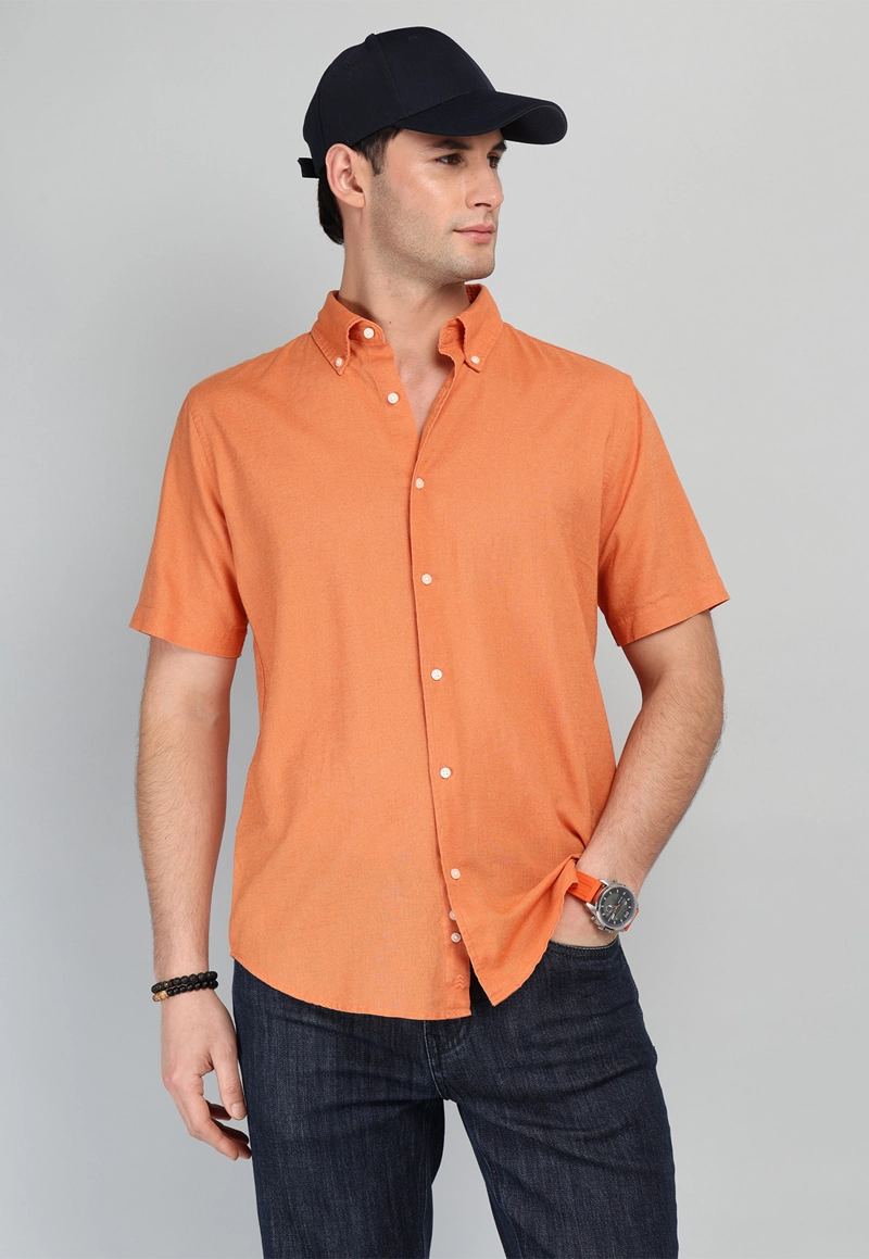 CAMISA DE LINO Y ALGODON ARROW - 1