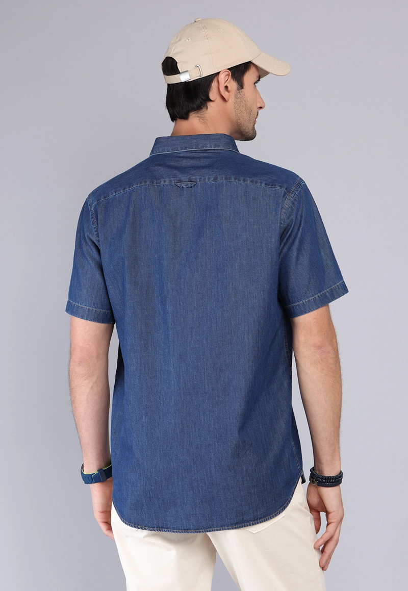 CAMISA DENIM MANGA CORTA ARROW - 2