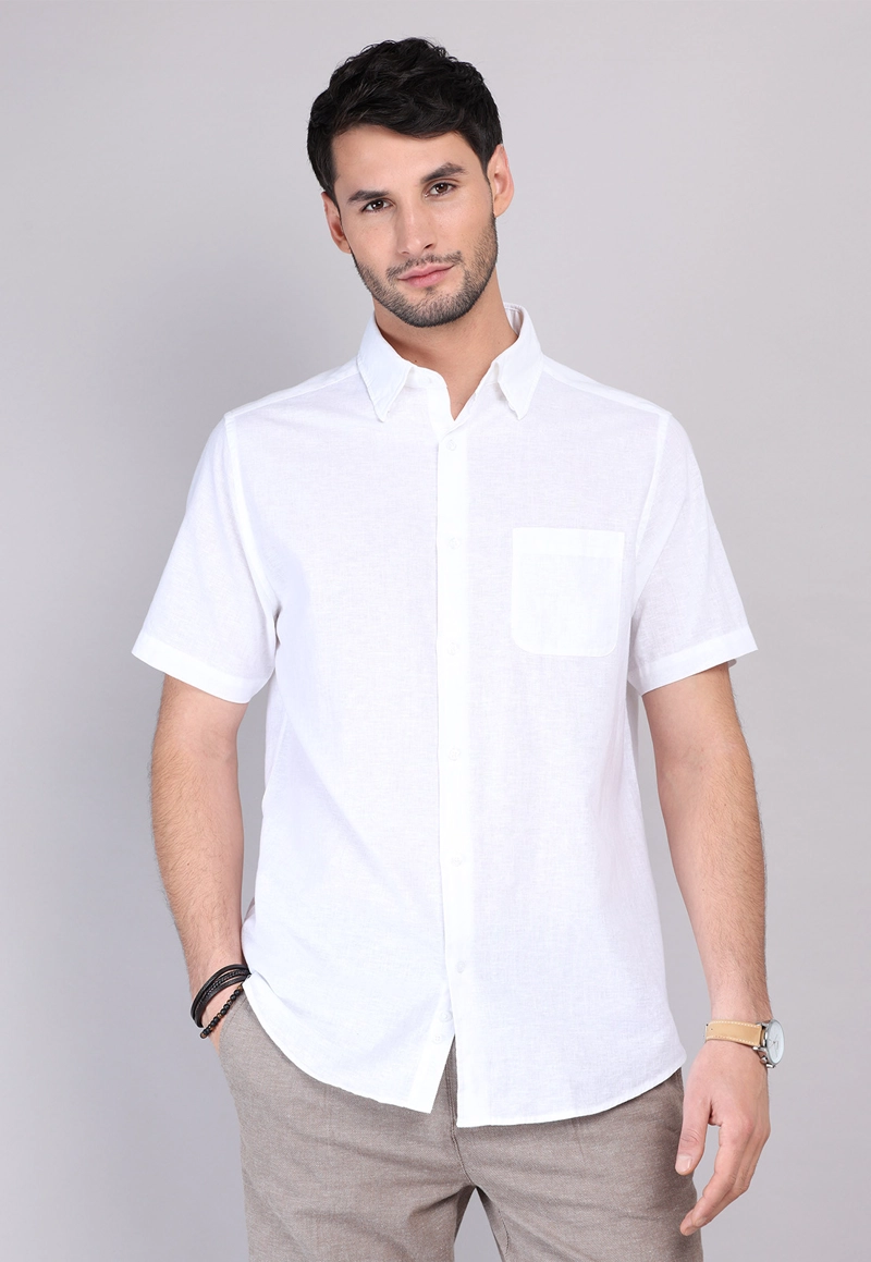 CAMISA LINO ALGODON ARROW - 1