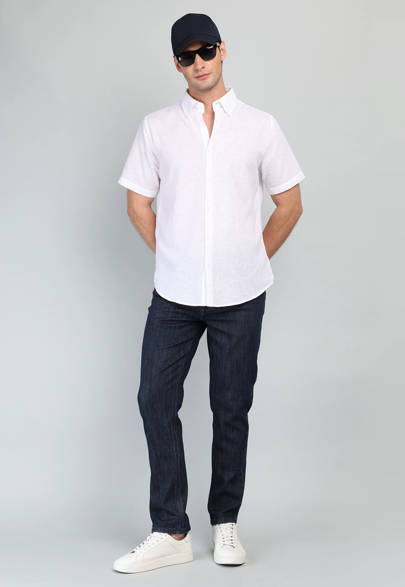 CAMISA DE LINO Y ALGODON ARROW - 4