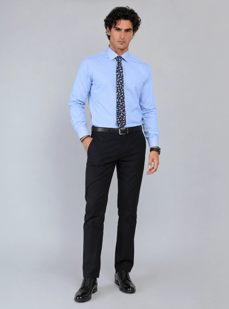CAMISA HOMBRE ARROW FORMAL SPANDEX TEXTURADA ELASTICADA - 5