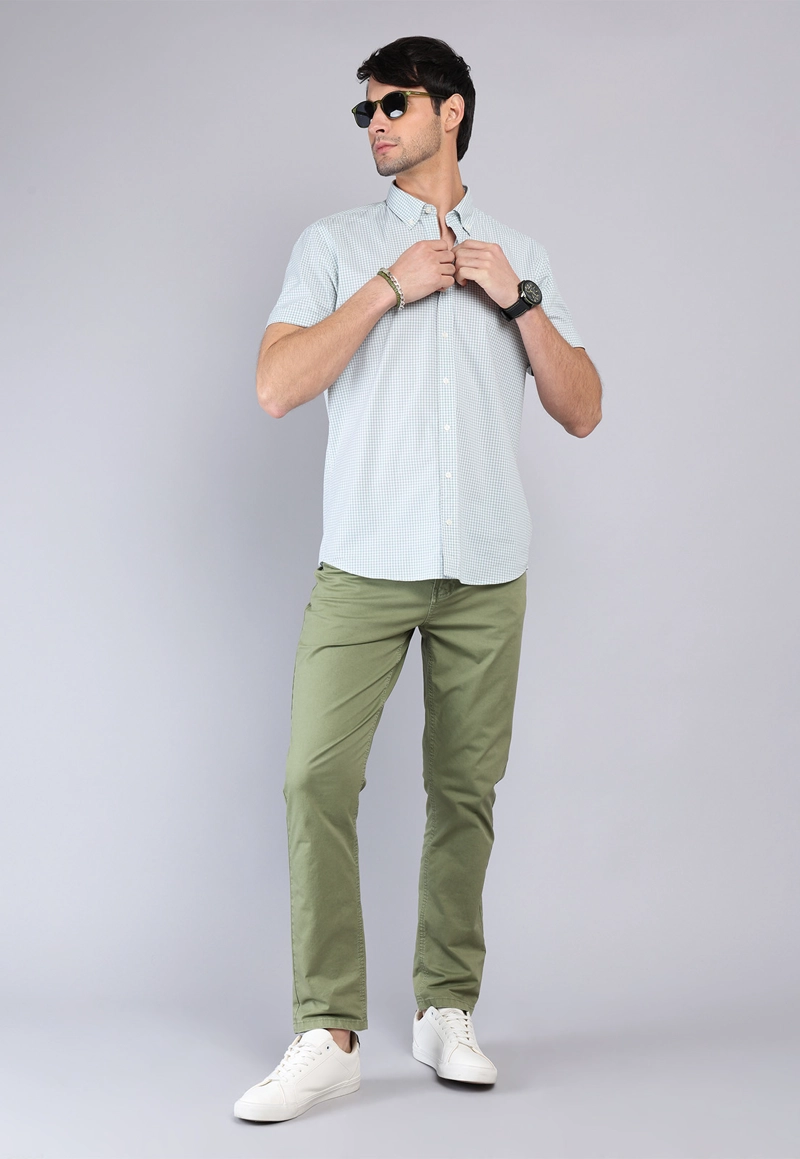 CAMISA DISEÑO CUADROS ARROW - 4