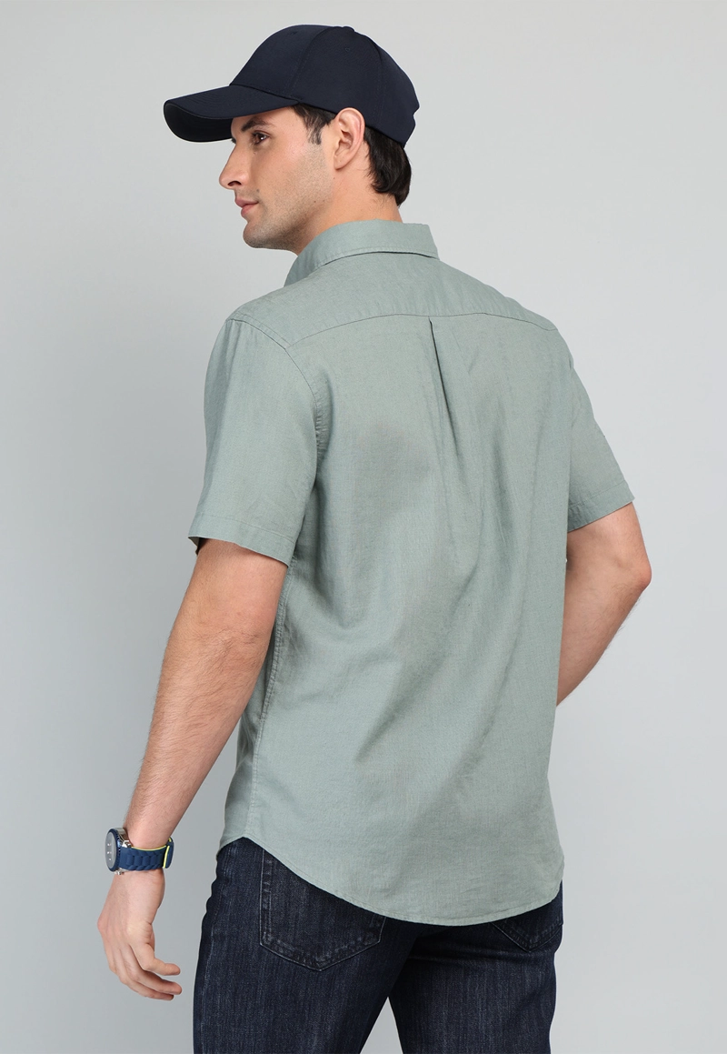 CAMISA DE LINO Y ALGODON ARROW - 2