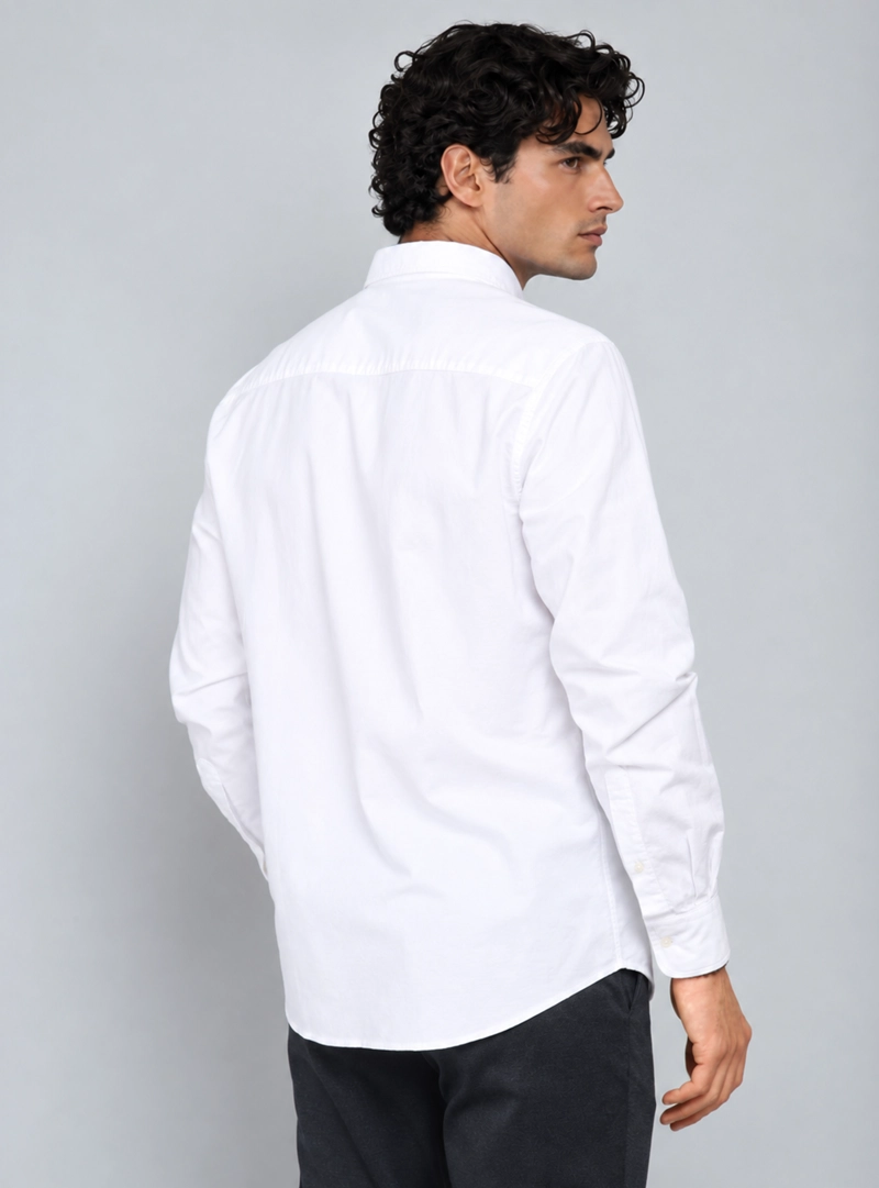 CAMISA HOMBRE ARROW OXFORD SPANDEX ELASTICA MANGA LARGA - 2