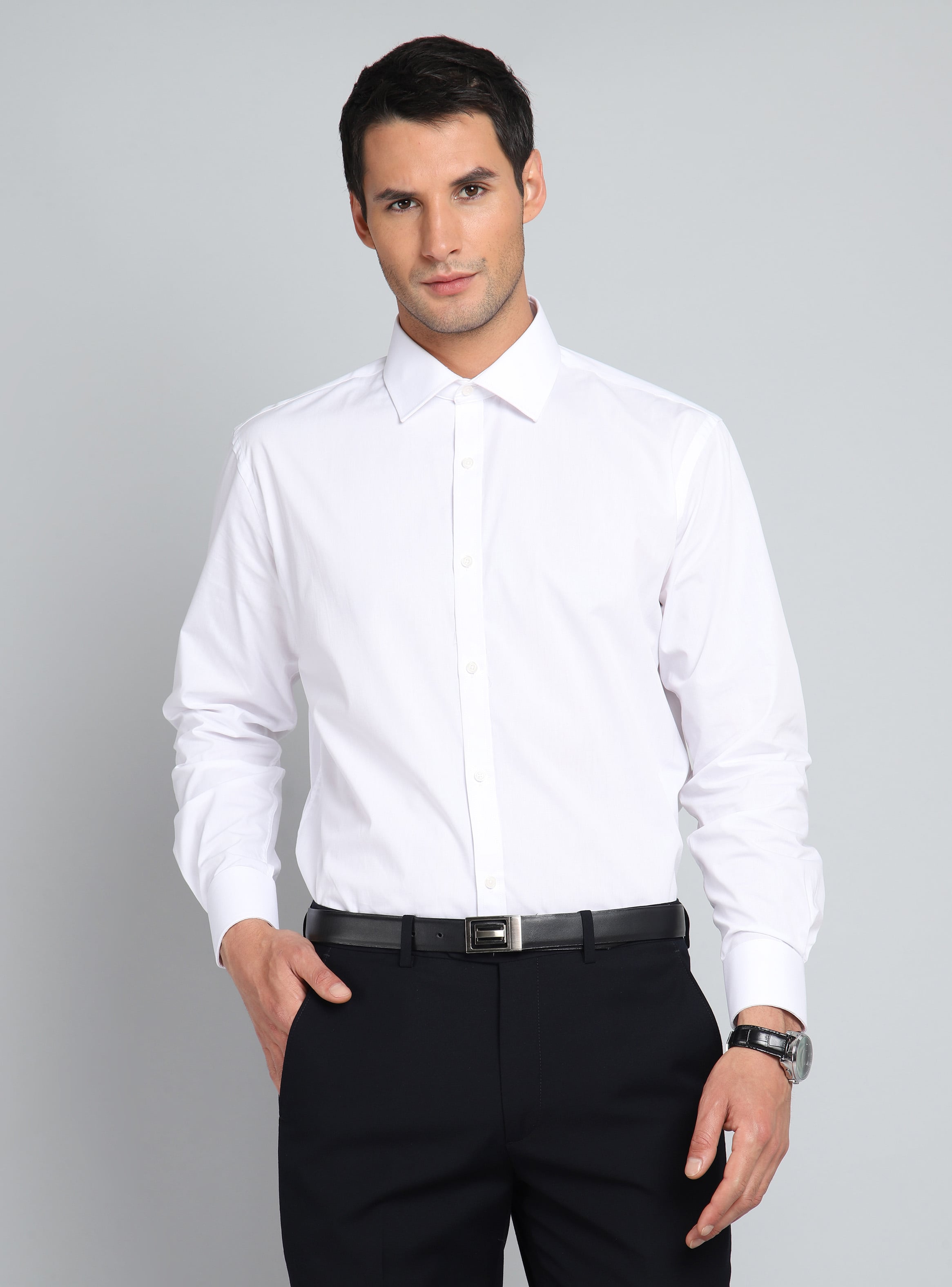 CAMISA HOMBRE ARROW FORMAL BLANCA TAILORED FIT - 1