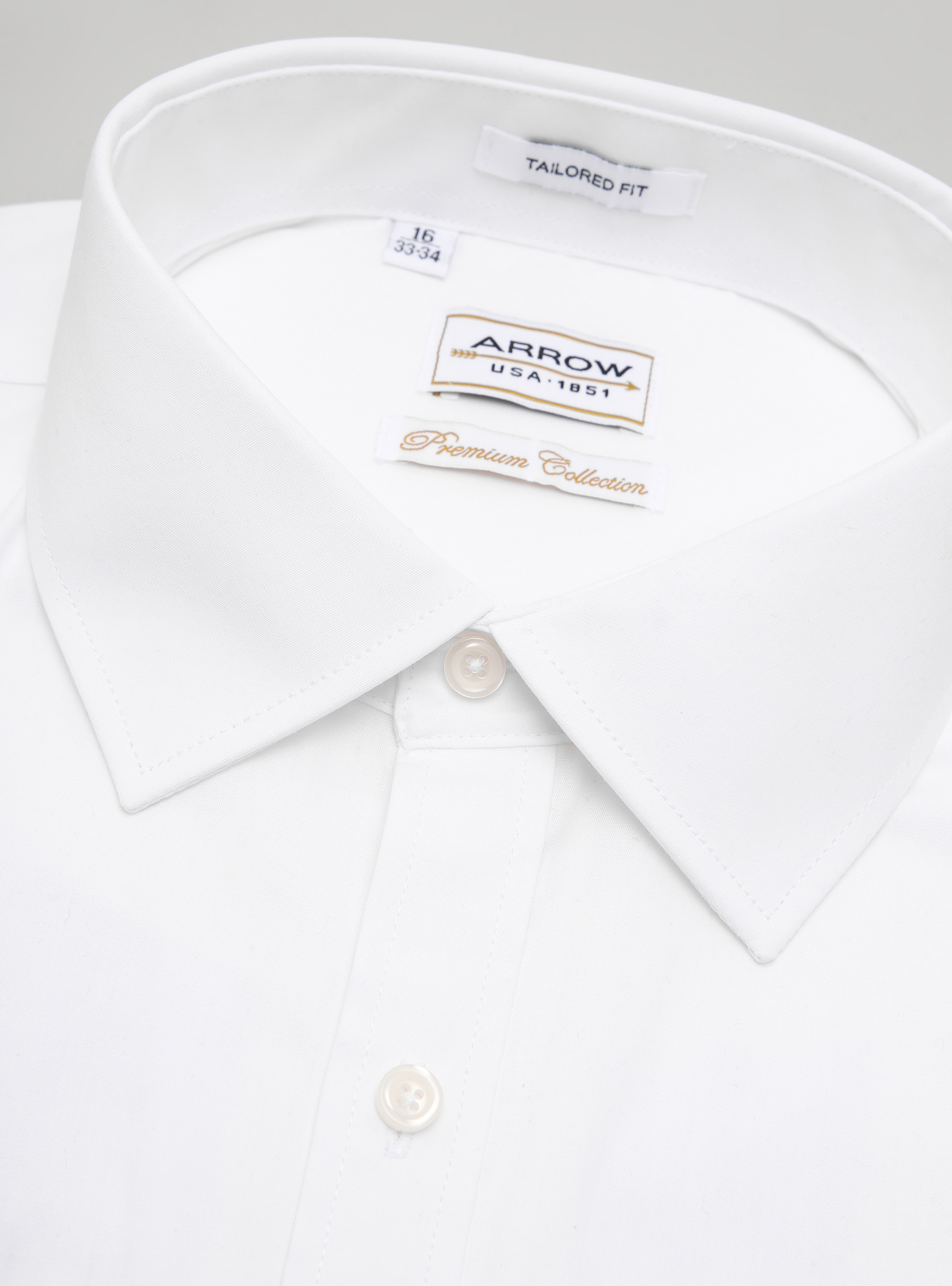 CAMISA HOMBRE ARROW FORMAL BLANCA TAILORED FIT - 2