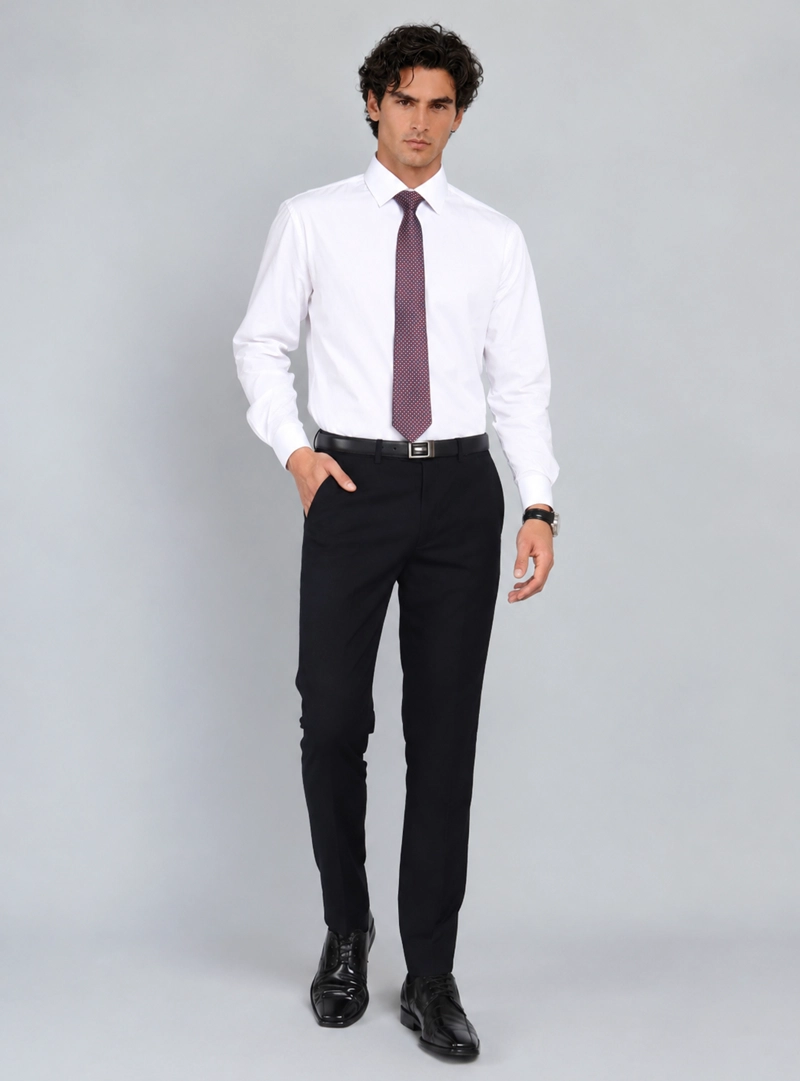 CAMISA HOMBRE ARROW FORMAL BLANCA TAILORED FIT - 5